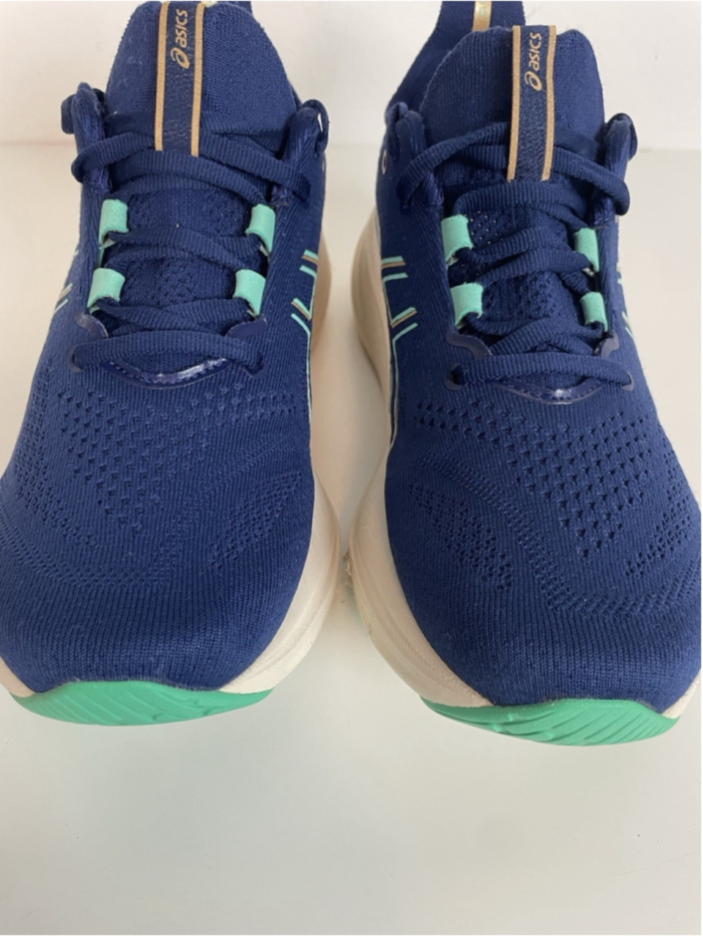 Asics Gel Nimbus 26 Womens Size 8 Blue Athletic Running Shoes Sneakers - Picture 4 of 11